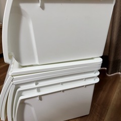 ニトリ　Nフラッテ　レギュラー　ホワイト　4個セットの画像
