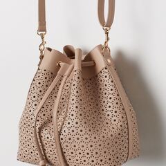 ★未使用保管品/H&M　ホールパターンバケツバッグ　ショルダーバッグの画像