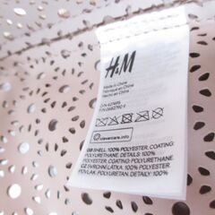 ★未使用保管品/H&M　ホールパターンバケツバッグ　ショルダーバッグの画像