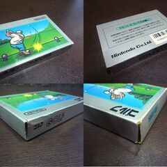 レトロ ファミコンソフト ゴルフ HVC-GF 箱 説明書あり 中古 短時間簡易動作確認済み レタパプラス発送可 札幌市東区 新道東店の画像