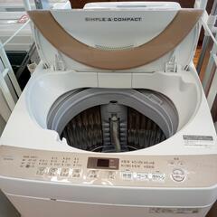 【リユースのサカイ八街店】★ジモティ割あり★ SHARP　洗濯機　19年製　7.0kg　クリーニング済　YJ6976の画像