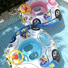 【新品】浮き輪　ハンドル　車　の画像