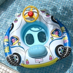 【新品】浮き輪　ハンドル　車　の画像