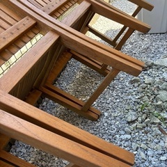イス 4脚 差し上げますの画像