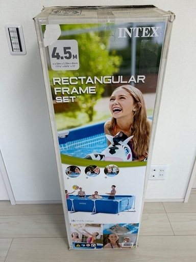 INTEX レクタングラフレーム　4.5m×2.2m×84cm