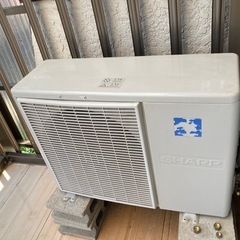 
シャープエアコン、2007年製、冷暖房、プラズマクラスター、取り外し済みの画像