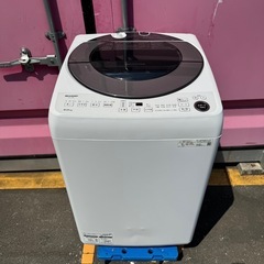 🉐決算🈹Z021★2024年製★極美品★シャープ　洗濯機　9KG 大型　インバーターの画像