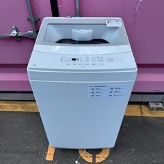 🉐決算🈹Z023★2022年製★ニトリ　洗濯機　6KG ホワイト　一人暮らしの画像