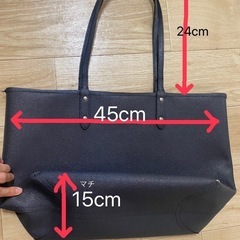 コーチ COACHトートバッグ ネイビーの画像