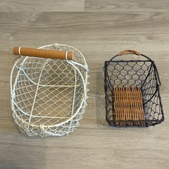 ワイヤーの小さいかごの画像