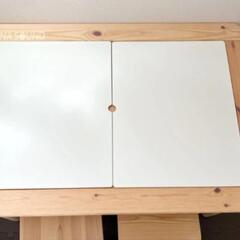 （引き取り限定）IKEAキッズテーブル&イス2脚セットの画像