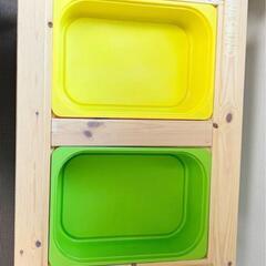 （引き取り限定）IKEAキッズテーブル&イス2脚セットの画像