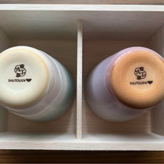 【新品未使用】Afternoon Tea 萩焼SHUTOUENペアカップの画像