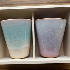 【新品未使用】Afternoon Tea 萩焼SHUTOUENペアカップの画像