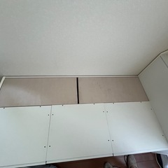 ニトリ　収納付きベッドの画像