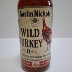 ➀WILD TURKEY ワイルドターキー8年 旧ボトル 750ml 101 PROOF 未開封品の画像