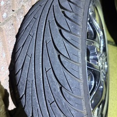 AKUZA 20インチ ホイール 
pcd100 pcd114.3 5h タイヤバリ溝の画像