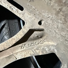 AKUZA 20インチ ホイール 
pcd100 pcd114.3 5h タイヤバリ溝の画像