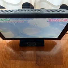 小型テレビ　17.3インチ（不具合あり）　　　の画像