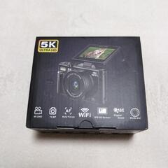 デジタルカメラ 5K録画 デジカメ 7500万画素 Wi-Fi機能 180度回転の画像