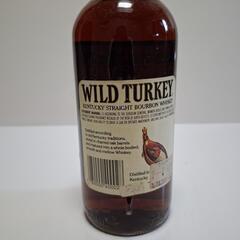 ➁WILD TURKEY ワイルドターキー8年 旧ボトル 750ml 101 PROOF 未開封品の画像