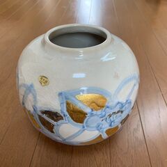 花瓶　清水焼の画像