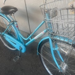 ７J19　ホームサイクル２７サイズ　後タイヤ、カギが新品です。自転車専門店の中古車です★　【消費税込み・防犯登録６００円込み】の画像