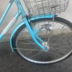 ７J19　ホームサイクル２７サイズ　後タイヤ、カギが新品です。自転車専門店の中古車です★　【消費税込み・防犯登録６００円込み】の画像
