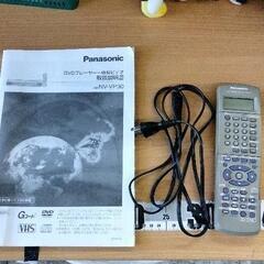 0724-423 Panasonic VHS・DVDプレーヤーの画像