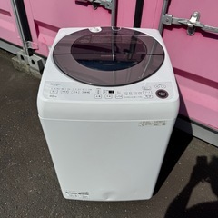 🉐決算🈹Z028★2024年製★極美品★シャープ　洗濯機　9KG 大型　インバーターの画像