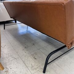 【ジャングルジャングル堺初芝店】　3人掛けソファ　ソファーベッド　ブラウン　 幅1700mm × 奥行880mm × 高さ690mm　堺市（東区　西区　北区　南区　堺区　美原区）高石市　泉大津市　忠岡町　和泉市　松原市　大阪狭山市の画像