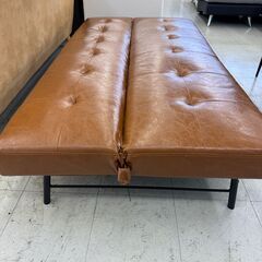 【ジャングルジャングル堺初芝店】　3人掛けソファ　ソファーベッド　ブラウン　 幅1700mm × 奥行880mm × 高さ690mm　堺市（東区　西区　北区　南区　堺区　美原区）高石市　泉大津市　忠岡町　和泉市　松原市　大阪狭山市の画像