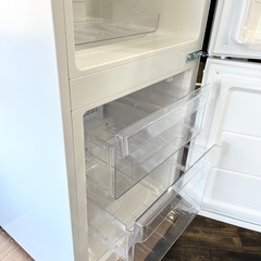 M【中古品】Haier ハイアール 2ドア冷凍冷蔵庫 JR-NF140N (W) 140L 2022年製　ホワイト キッチン家電の画像