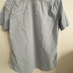 GAP スリムフィット 半袖シャツ XXS ドット柄 水色の画像