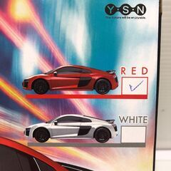 ☆【新品未開封】ラジコン Audi R8 V10 plus レッド おもちゃ(NF250724)546-62の画像