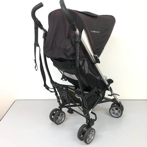 ss7675　コンビ B型ベビーカー キューレットミューラー ダークブラウン COMBI Culet Mieuller こげ茶 折りたたみ スティック 首すわり～48か月まで 18kgまで ベビー用品 ベビーカー 中古