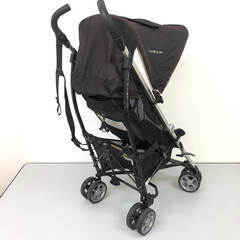 ss7675　コンビ B型ベビーカー キューレットミューラー ダークブラウン COMBI Culet Mieuller こげ茶 折りたたみ スティック 首すわり～48か月まで 18kgまで ベビー用品 ベビーカー 中古の画像