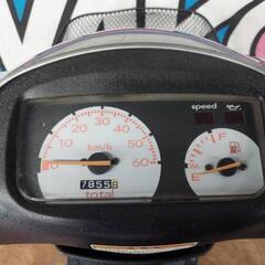 🉐️即乗りOK!　スズキ　Let's Ⅱ　レッツ2　CA1PA　セル1発　実働車　バッテリー新品　2サイクル　原付　バイクの画像