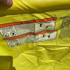 【お取引完了】　ふくらませないプール　組み立て簡単　黄色いプールの画像