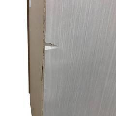 ★未使用 訳アリ★ チェスト 大川家具 薄型チェスト 4段 ホワイト 衣装ケース W595×D297×H781cm 60-A WHの画像