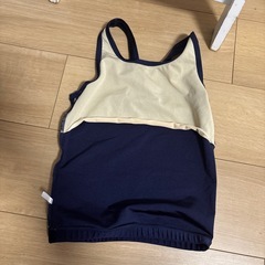140cm セパレート水着 ネイビーの画像
