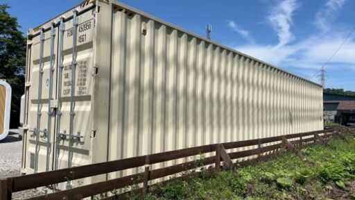海上コンテナ販売中｜40ftハイキューブ｜ガレージ・DIY用に！