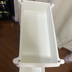 隙間収納 ホワイト　洗濯用品や食品にもの画像