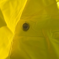 【お取引完了】　ふくらませないプール　組み立て簡単　黄色いプールの画像