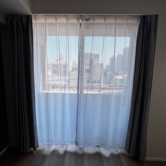 【美品】遮光カーテン 100×220　の画像