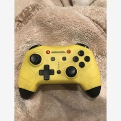 【ジャンク】BEBONCOOL ワイヤレス コントローラー イエローの画像