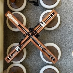 木製　照明器具の画像