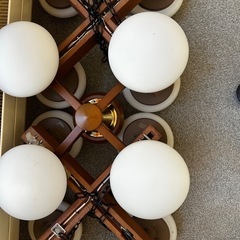 木製　照明器具の画像