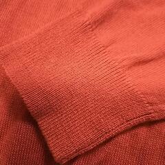 未使用品！薄手カーディガン　Lサイズ　赤　レッドの画像