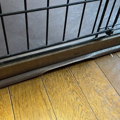 高級犬用ケージ　ゲージ　檻　DCM　ウッディサークルの画像